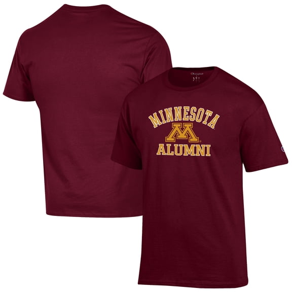 Men's Champion Maroon Minnesota Golden Gophers Alumni Logo T-Shirt