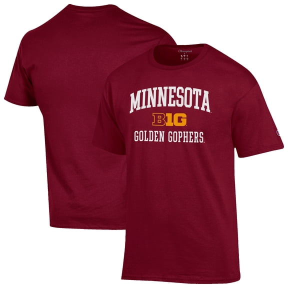 Men's Champion Maroon Minnesota Golden Gophers Big Ten T-Shirt