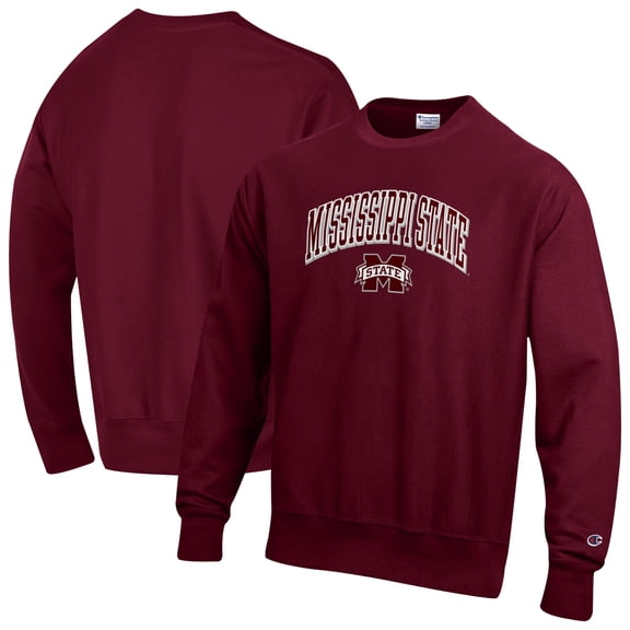 Men's Champion Maroon Mississippi State Bulldogs Reverse Weave Sweatshirt
