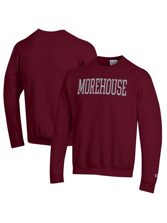 Men's Champion Maroon Morehouse Maroon Tigers Powerblend Sweatshirt