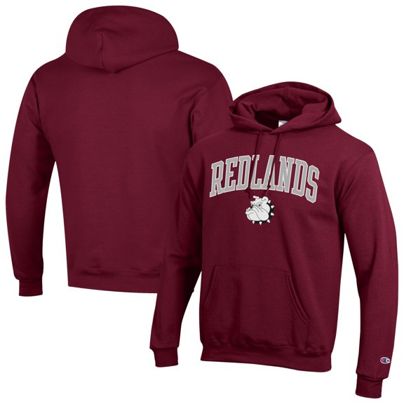 Men's Champion Maroon University of Redlands Bulldogs Campus Eco Powerblend Hoodie