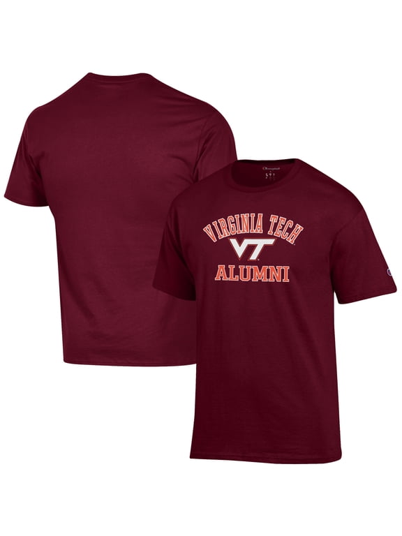 Men's Champion Maroon Virginia Tech Hokies Alumni Logo T-Shirt