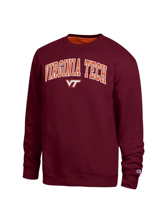 Men's Champion Maroon Virginia Tech Hokies Arch Sweatshirt