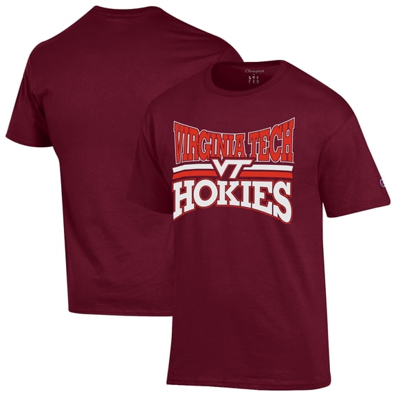 Men's Champion  Maroon Virginia Tech Hokies Team Zoom T-Shirt