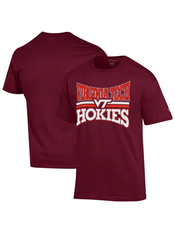 Men's Champion Maroon Virginia Tech Hokies Team Zoom T-Shirt