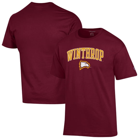 Men's Champion Maroon Winthrop Eagles Campus T-Shirt