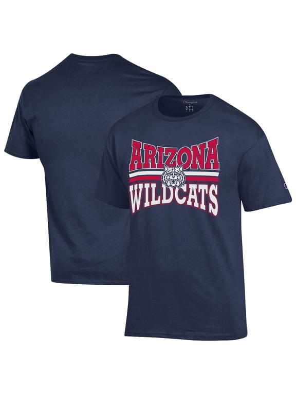Men's Champion Navy Arizona Wildcats Team Zoom T-Shirt