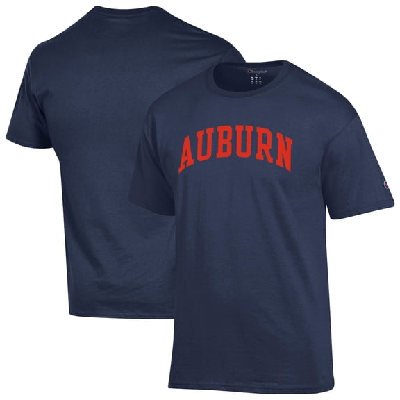 Men's Champion  Navy Auburn Tigers Basic Arch T-Shirt