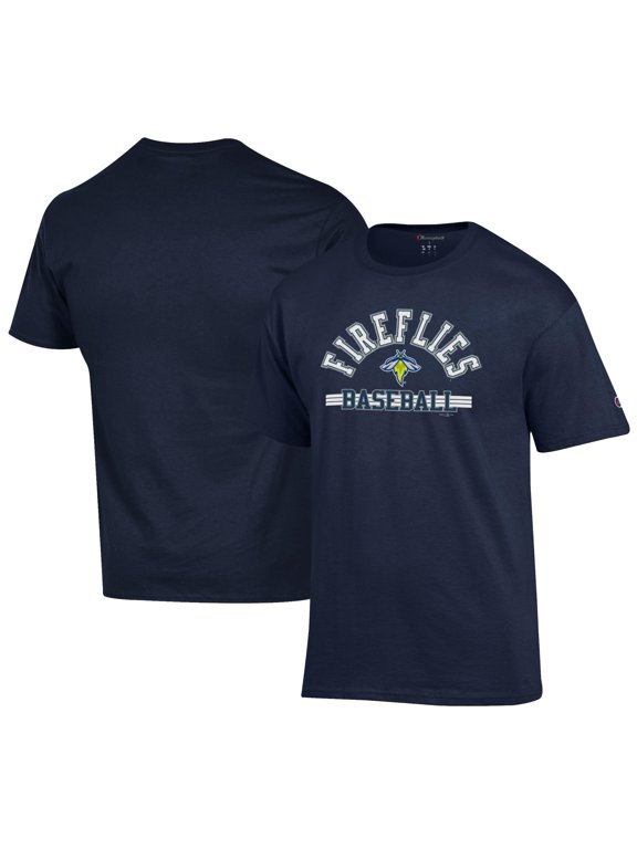Men's Champion Navy Columbia Fireflies Logo Jersey T-Shirt