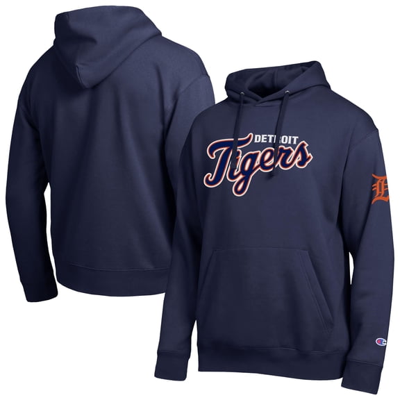 Men's Champion Navy Detroit Tigers All Star Wordmark Hoodie