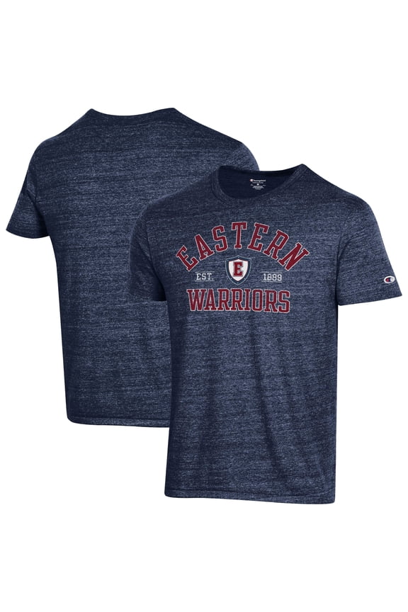 Men's Champion Navy Eastern Connecticut State Warriors Ultimate Triblend T-Shirt