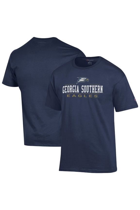 Men's Champion Navy Georgia Southern Eagles Jersey T-Shirt