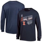 Mens Champion Navy Illinois Fighting Illini 2026 NCAA Mens Basketball Tournament March Madness Final Four Long Sleeve