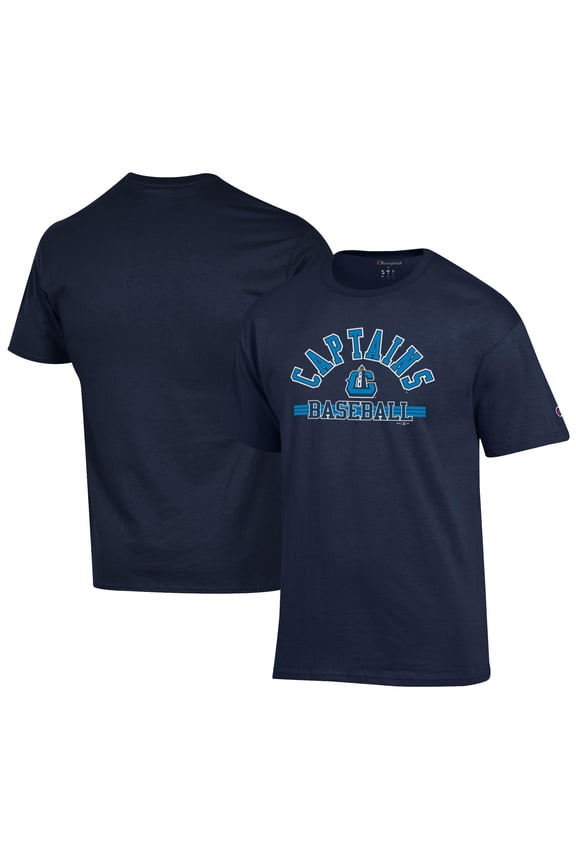 Men's Champion Navy Lake County Captains Jersey T-Shirt