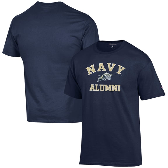 Men's Champion Navy Navy Midshipmen Alumni Logo T-Shirt