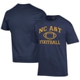 thumbnail image 1 of Men's Champion  Navy North Carolina A&T Aggies Football Jersey T-Shirt, 1 of 3
