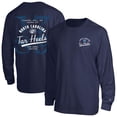 thumbnail image 1 of Men's Champion  Navy North Carolina Tar Heels Laminated All-Star Long Sleeve T-Shirt, 1 of 3