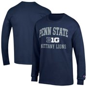 Mens Champion Navy Penn State Nittany Lions Big Ten Long Sleeve T-Shirt