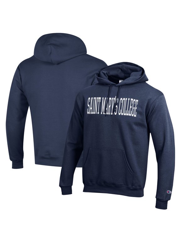 Men's Champion Navy Saint Mary's Gaels Eco Powerblend Pullover Hoodie