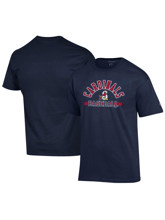 Men's Champion Navy Springfield Cardinals Jersey T-Shirt