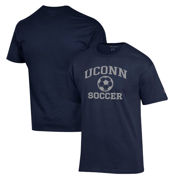 Men's Champion Navy UConn Huskies Soccer Icon T-Shirt