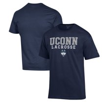 Cost Stack Icon Men's Champion Navy UConn Huskies Football Icon Long Sleeve T-Shirt ...