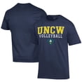 thumbnail image 1 of Men's Champion  Navy UNC Wilmington Seahawks Icon Logo Volleyball Jersey T-Shirt, 1 of 3