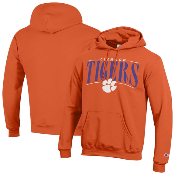 Men's Champion Orange Clemson Tigers Team Pride Powerblend Hoodie
