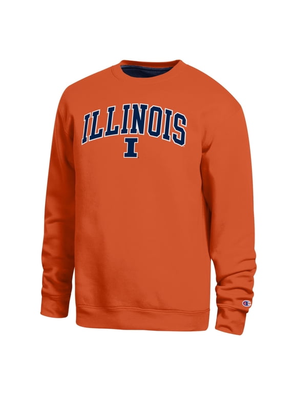 Men's Champion Orange Illinois Fighting Illini Arch Sweatshirt