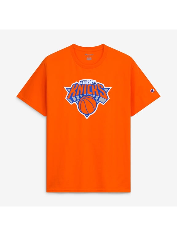 Men's Champion Orange New York Knicks Jersey T-Shirt