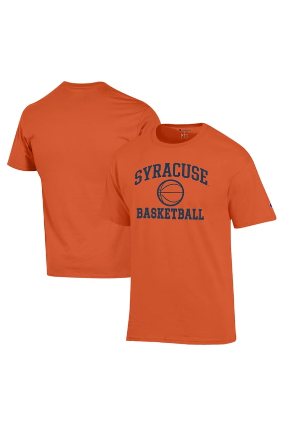 Men's Champion Orange Syracuse Orange Basketball Icon T-Shirt