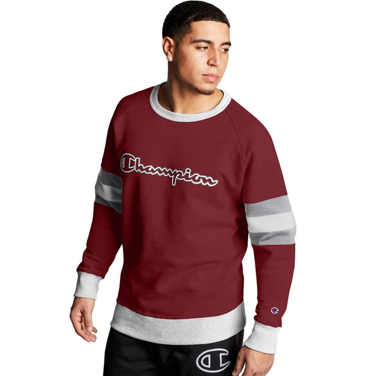 Champion colorblock crewneck hot sale