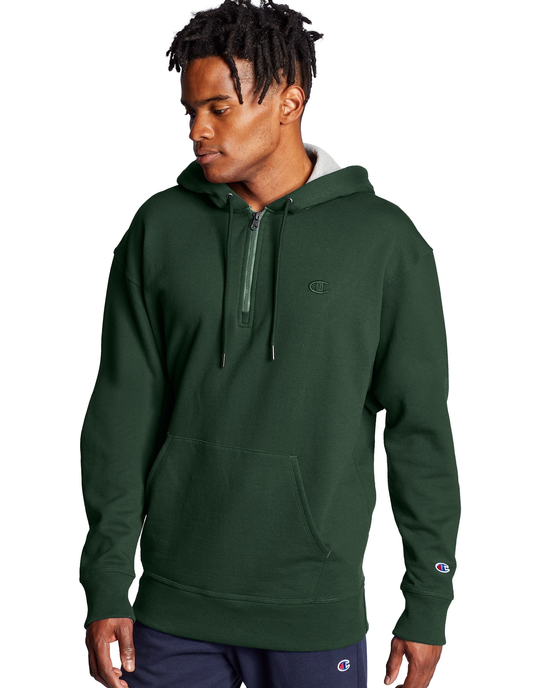 Dark green hoodie champion hotsell