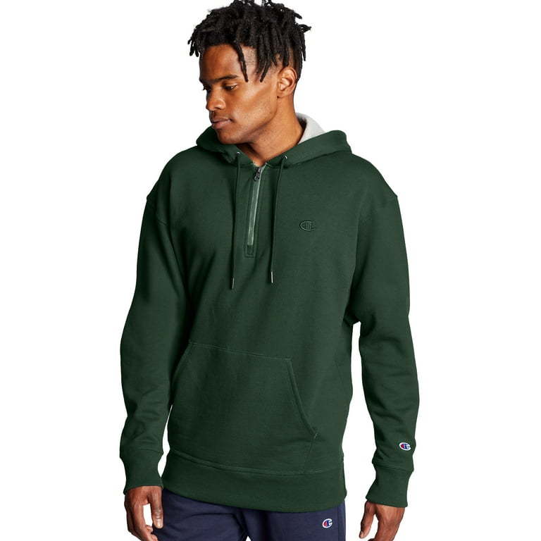 Zip Hoodie Dark Green Mens Champion Hoodie Champion Reverse Weave