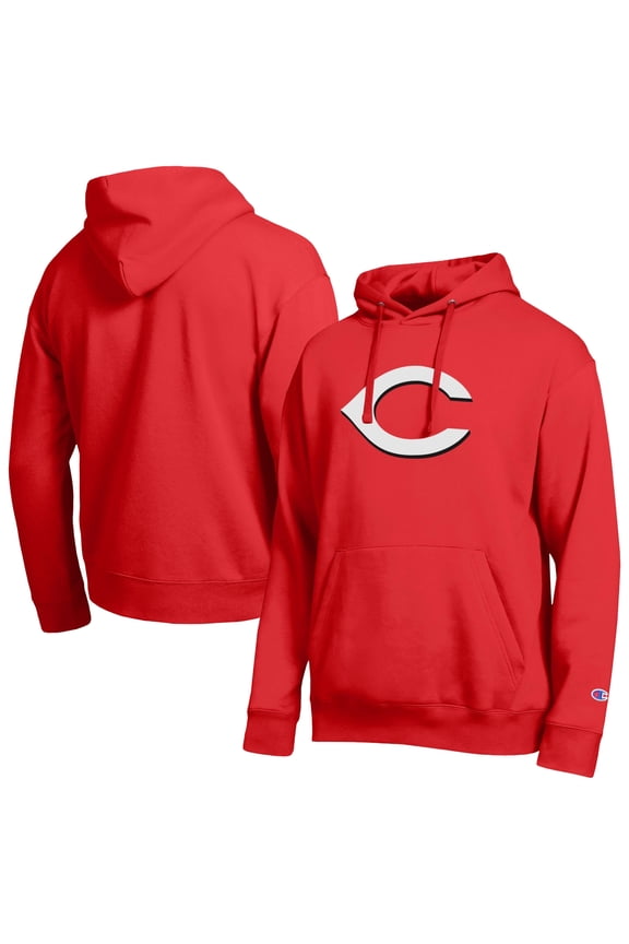 Men's Champion  Red Cincinnati Reds All Star Embroidered Logo Hoodie