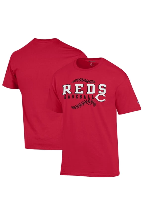 Men's Champion Red Cincinnati Reds Baseball T-Shirt