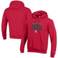 thumbnail image 1 of Men's Champion  Red Cornell Big Red 2025 NCAA Men's Lacrosse National Champions Eco Powerblend Pullover Hoodie, 1 of 3