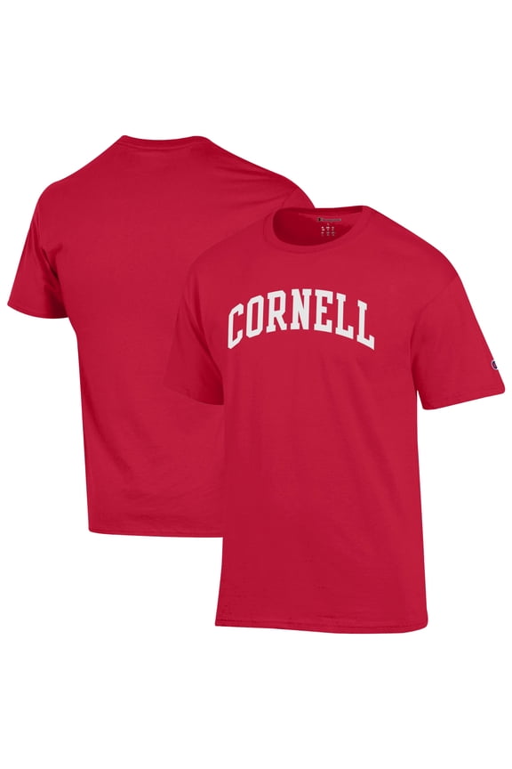 Men's Champion  Red Cornell Big Red Basic Arch T-Shirt