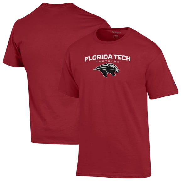 Men's-Champion Red Florida Tech Panthers T-Shirt