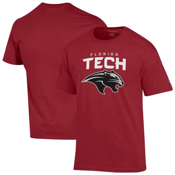 Men's-Champion Red Florida Tech Panthers T-Shirt
