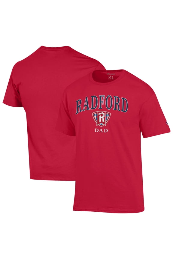 Men's Champion  Red Radford Highlanders Arch Dad Jersey T-Shirt