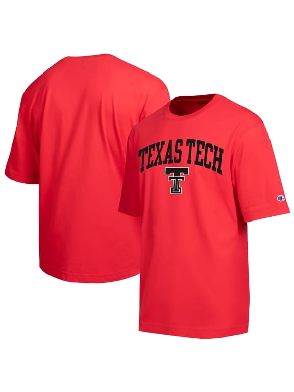 Men's Champion Red Texas Tech Red Raiders Scholar All-Star T-Shirt