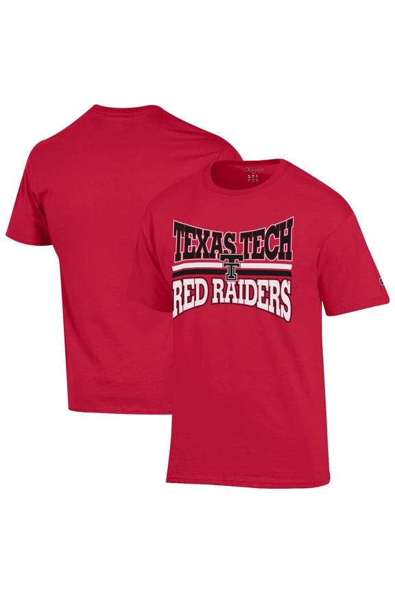 Men's Champion Red Texas Tech Red Raiders Team Zoom T-Shirt