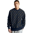 thumbnail image 1 of Men's Champion Reverse Weave Crew, All Over Logo C Spaced Navy S, 1 of 4