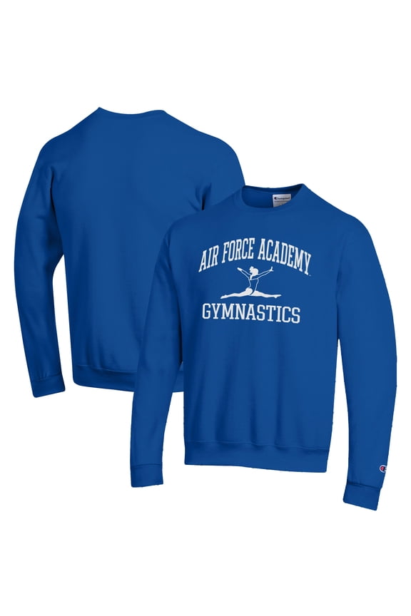 Men's Champion  Royal Air Force Falcons Gymnastics Icon Powerblend Pullover Sweatshirt