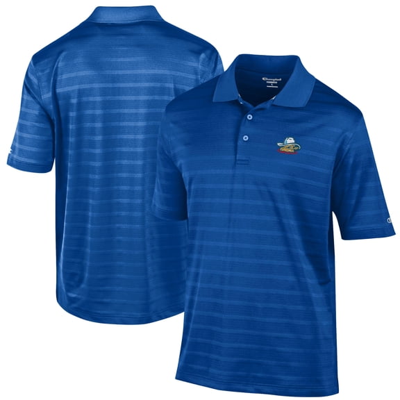 Men's Champion Royal Amarillo Sod Poodles Textured Solid Polo