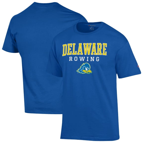 Men's Champion Royal Delaware Fightin' Blue Hens Rowing Jersey T-Shirt