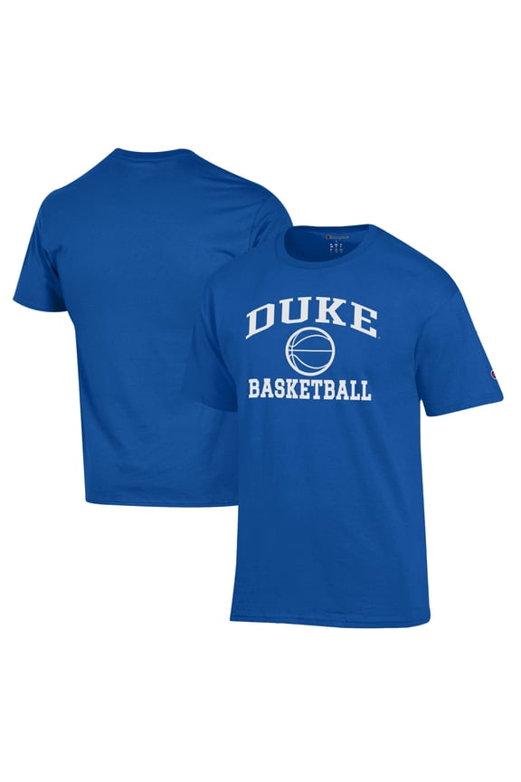 Men's Champion Royal Duke Blue Devils Basketball Icon T-Shirt