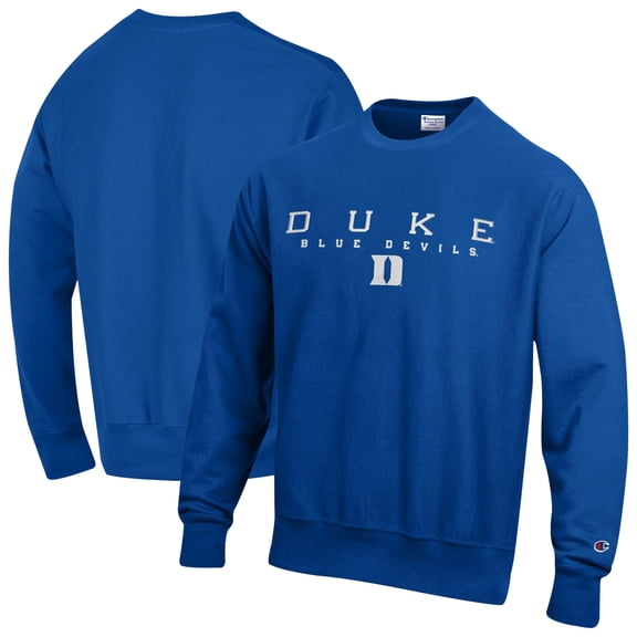 Men's Champion  Royal Duke Blue Devils Relentless Reverse Weave Sweatshirt