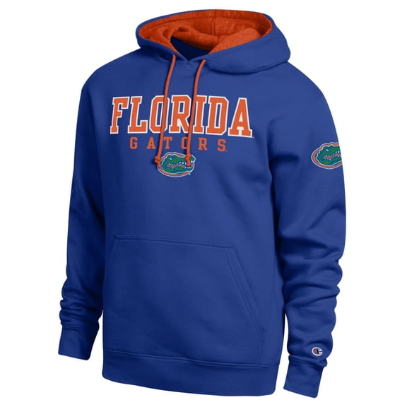 Men's Champion Royal Florida Gators Contrast Hoodie